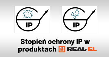 Stopień ochrony IP w produktach REAL-EL